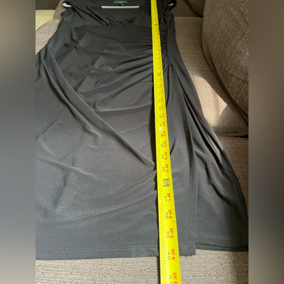 Lauren Ralph Lauren Faux Wrap Dress Size 14 Stretch
Cocktail Capsule Black - Picture 7 of 10